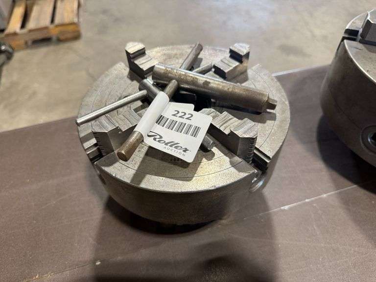 10" 4-Jaw Lathe Chuck With Key