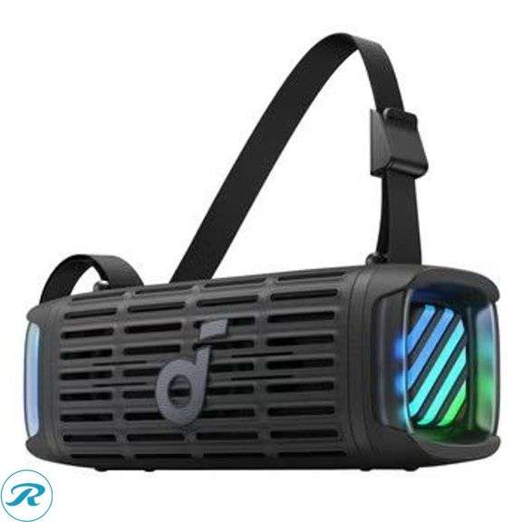 Soundcore Boom 3i Outdoor Waterproof Bluetooth Speaker, Black - Like New/Opened/Small Scratch