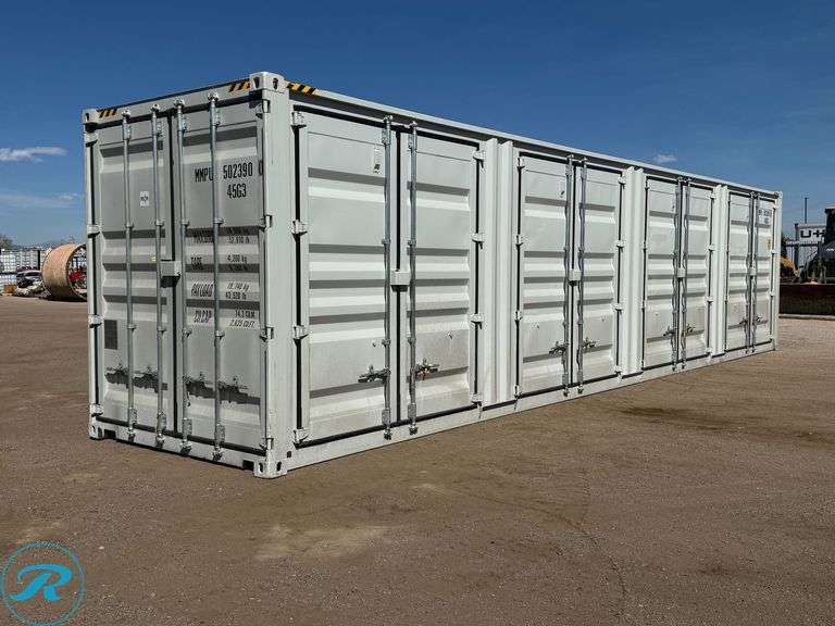 New  2026  40' Steel Storage Container, High Cube,  9' 6" High x 8' Wide