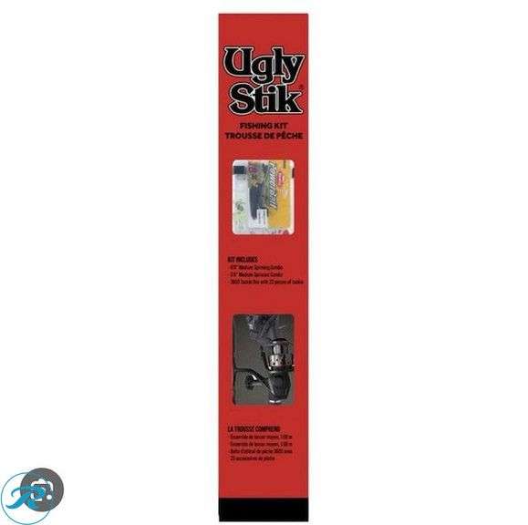 Ugly Stik Fishing Kit Combo - Used/Missing Accessories & Untested