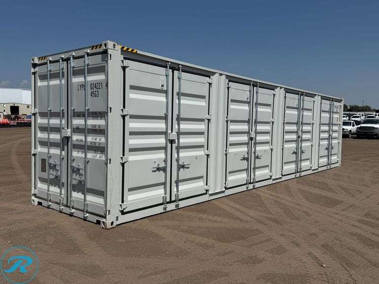 New  2026  40' Steel Storage Container, High Cube,  9'6" High x 8' Wide