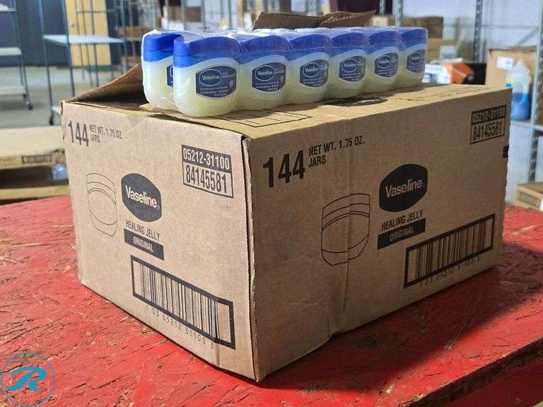 (2) Boxes of (144) Vaseline Healing Jelly Original, Model 05212-31100, 1.75 oz Jars