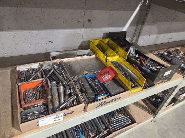 Assorted HSS and Carbide Drill Bits, Reamers, and Cutting Tools