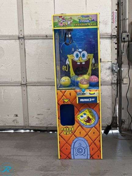 Arcade1Up SpongeBob SquarePants Claw Machine - Used/Claw doesn't move from left to right