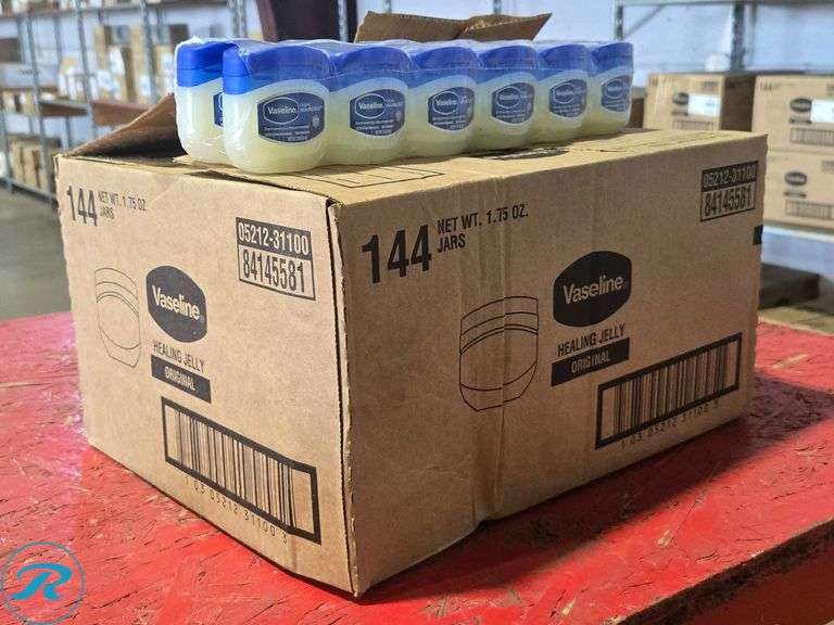 (2) Boxes of (144) Vaseline Healing Jelly Original, Model 05212-31100, 1.75 oz Jars