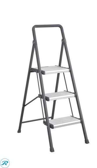 Cosco 3-Step Folding Step Stool, 250 Lbs Load Capacity - Like New