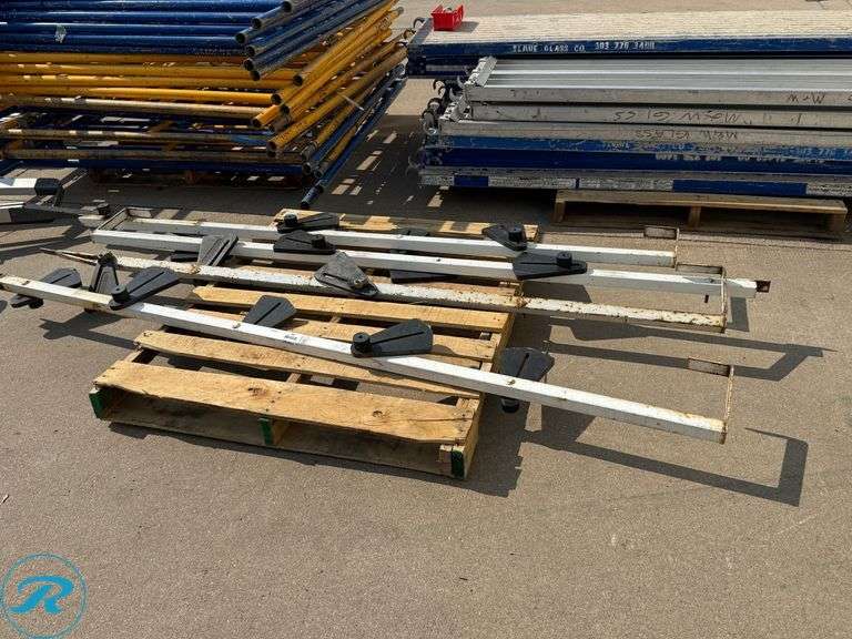(4) Glass Rack Brackets