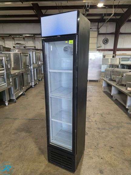 Single Door Display Cooler Model 177GDN5RBB, 110-120V