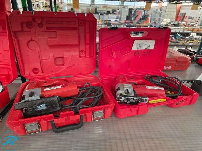 (2) Milwaukee Jig Saws, Cat #s 6266-22 and 6266, 120V