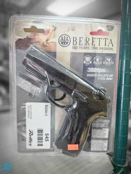 Beretta PX4 Storm Air Pistol, Blowback, .177 Caliber, 16-Round, CO2, Steel BB or Pellet, 380 FPS