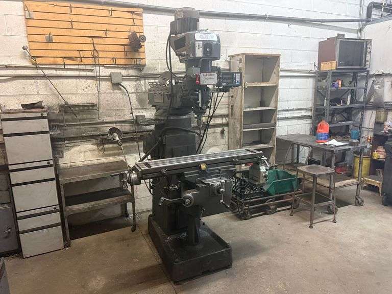 Lagun Republic Vertical Milling Machine, Model FTV-2, 2 HP, 220/440V, 3 Phase, Digital Readout