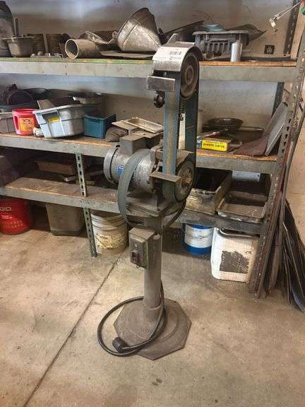 Baldor 204S153D Industrial Belt Grinder, 3 Phase, 208/230/440V