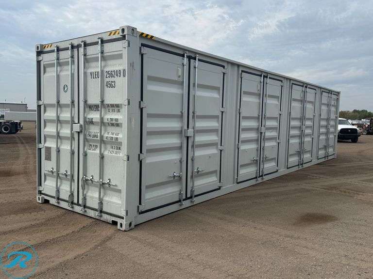 New  2026  40' Steel Storage Container, High Cube,  9' 6" High x 8' Wide