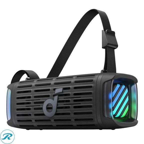 Soundcore Boom 3i Outdoor Waterproof Bluetooth Speaker, Black - Like New/Missing Strap/Opened