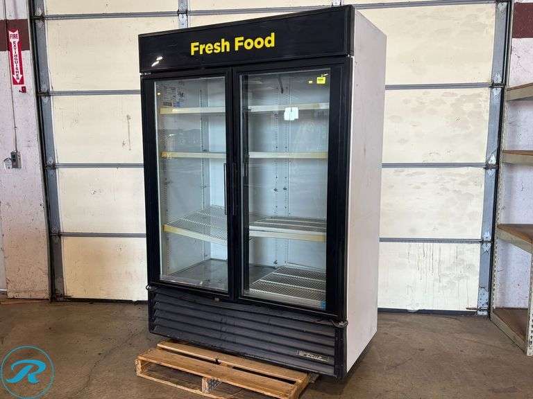 True GDM-49 2-Door Glass Refrigerated Merchandiser