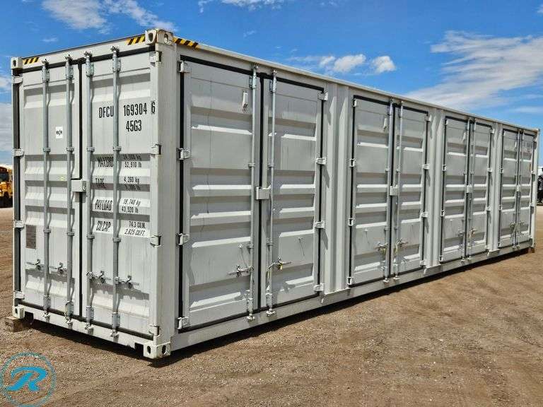 New  2026  40' Steel Storage Container, High Cube,  9' 6" High x 8' Wide