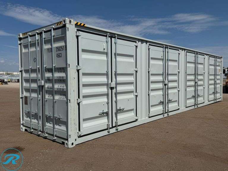 New  2026  40' Steel Storage Container, High Cube,  9' 6" High x 8' Wide