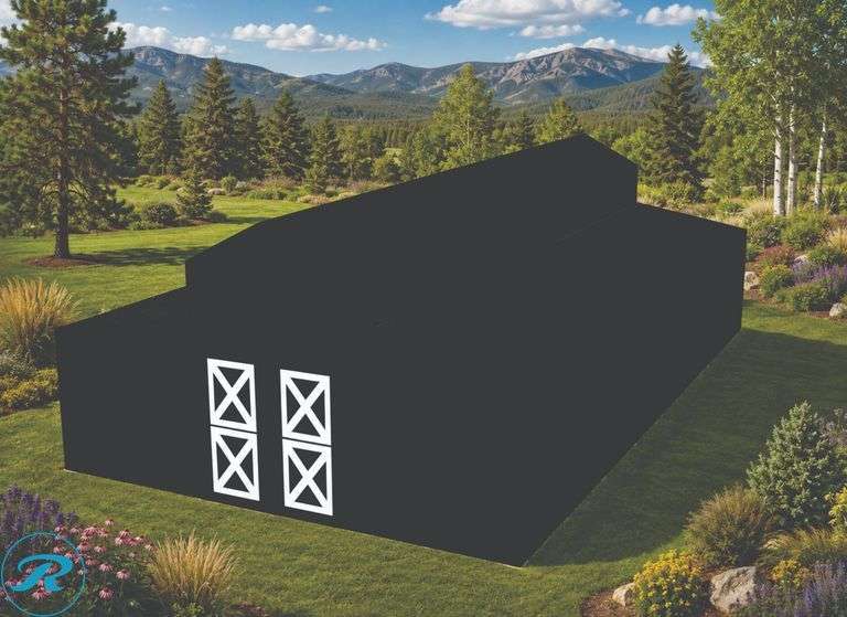 NEW 40' x 60' x 16' DIY Pole Barn Kit – Engineered Trusses – All Materials Included