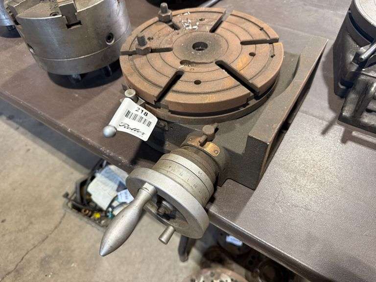 Vertex Rotary Table, Model HV-8, 8 Inch Diameter