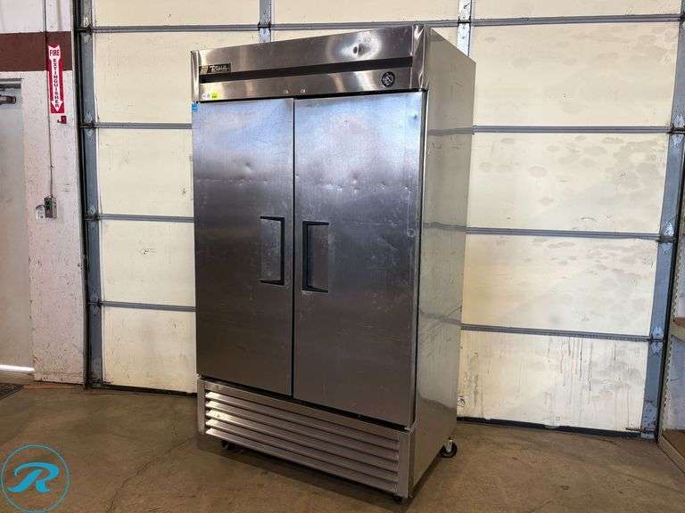 True T-43F 2-Door Reach-In Freezer with Casters