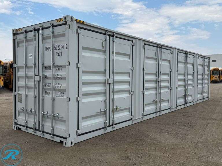 New  2026  40' Steel Storage Container, High Cube,  9' 6" High x 8' Wide