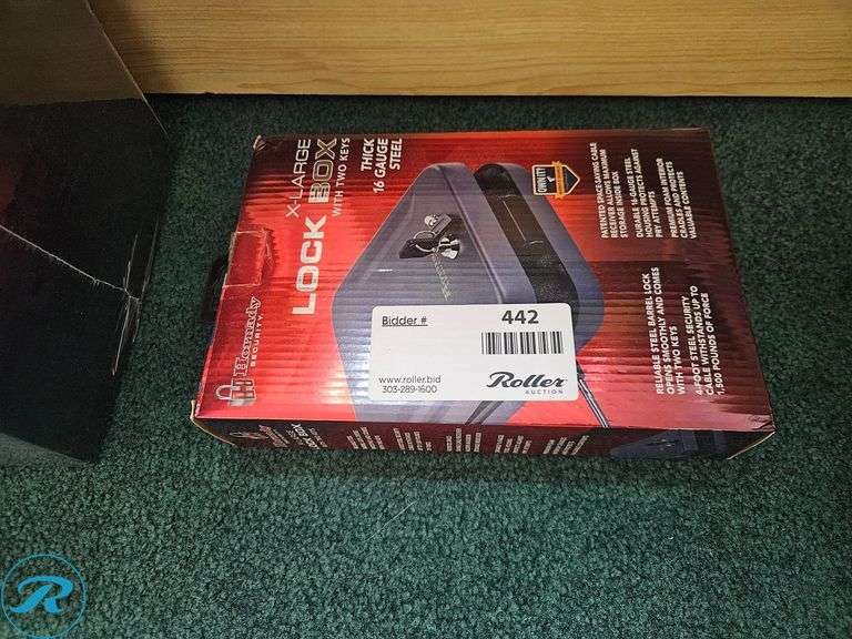 Hornady Security XL-Large Lock Box, 16-Gauge Steel, With Two Keys