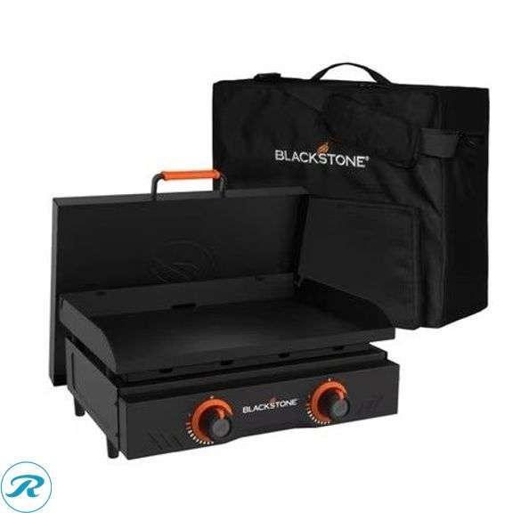 Blackstone 22-Inch Portable Outdoor Griddle Grill with Cover, Omnivore Propane Flat Top - New/Open Box
