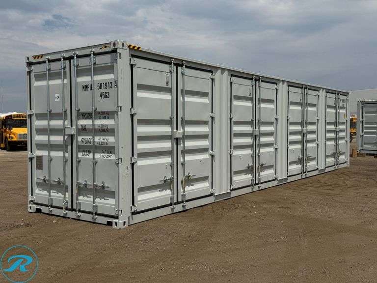 New  2026  40' Steel Storage Container, High Cube,  9' 6" High x 8' Wide