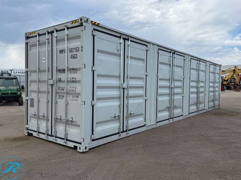New  2026  40' Steel Storage Container, High Cube,  9' 6" High x 8' Wide