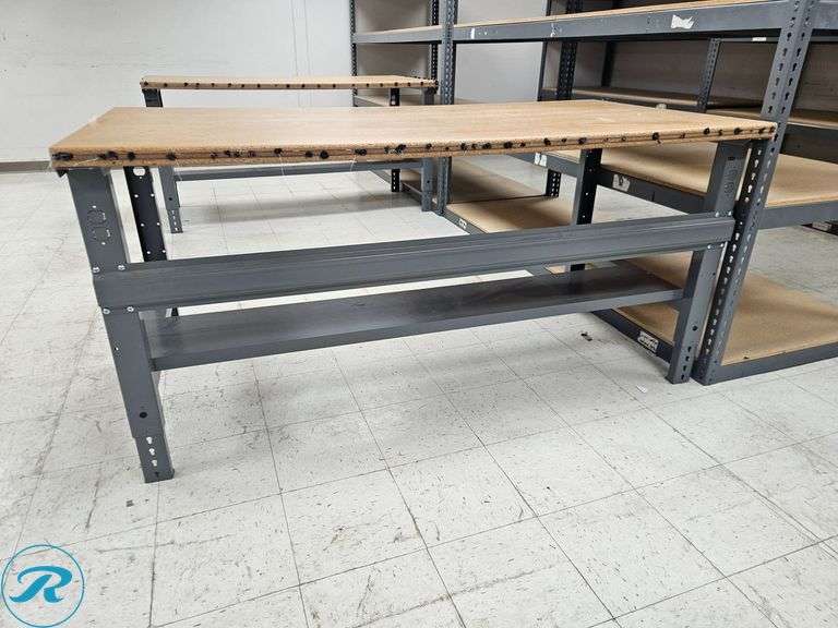 Uline Industrial Packing Table, Composite Wood Top, 6' x 3'