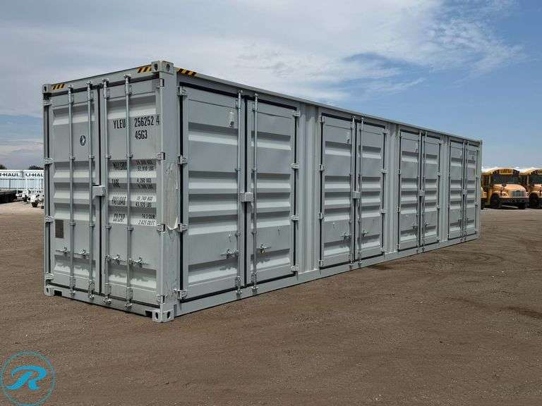 New  2026  40' Steel Storage Container, High Cube,  9' 6" High x 8' Wide