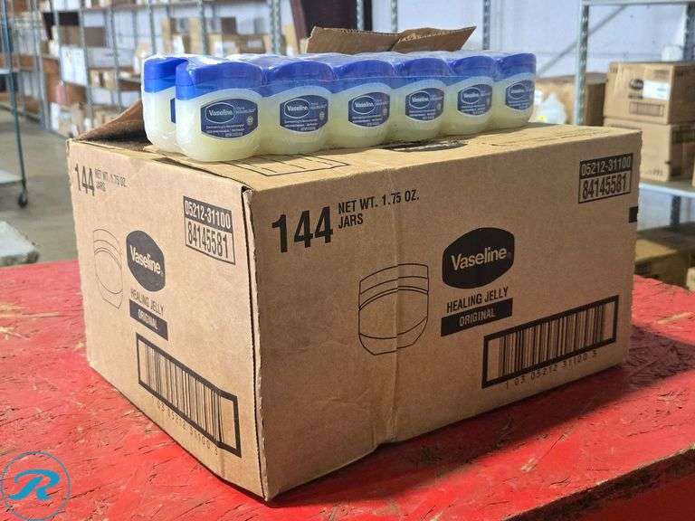 (2) Boxes of (144) Vaseline Healing Jelly Original, Model 05212-31100, 1.75 oz Jars