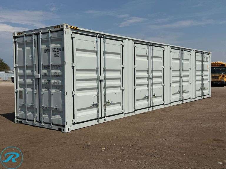 New  2026  40' Steel Storage Container, High Cube,  9' 6" High x 8' Wide