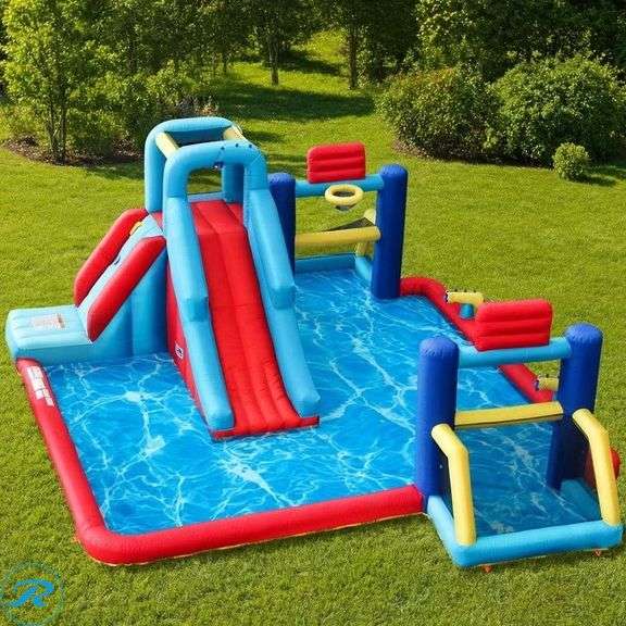 Sportspower Sportcourt Water Slide and Play Arena - Used/Untested