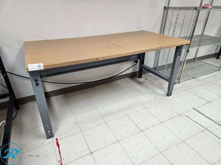 Uline Industrial Packing Table, Composite Wood Top, 6' x 3'