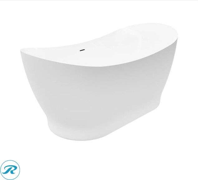 Bain Signature Naya 66 White, Acrylic Free-Standing Bath Tub Naya 66 $1400 Retail - New