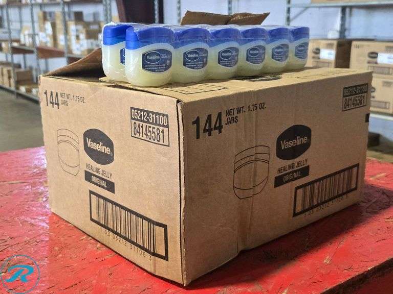 (2) Boxes of (144) Vaseline Healing Jelly Original, Model 05212-31100, 1.75 oz Jars