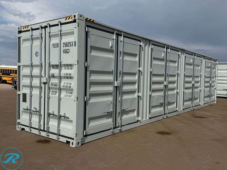 New  2026  40' Steel Storage Container, High Cube,  9' 6" High x 8' Wide