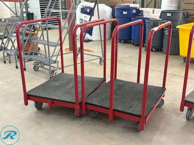 (2) Panel Carts, 27" x 31" x 40"H