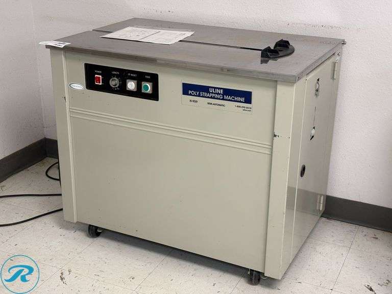 Uline H-959 Poly Strapping Machine, Semi-Automatic, 110V