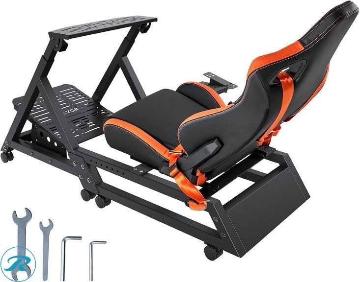 VEVOR Steering Wheel Stand, Universal Base, Adjustable Driving Simulator HC-P06 - New