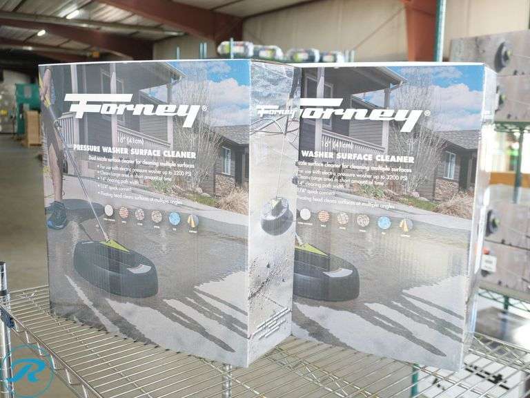 (2) Forney 75171 Dual Nozzle Pressure Washer Surface Cleaners, 16 Inch