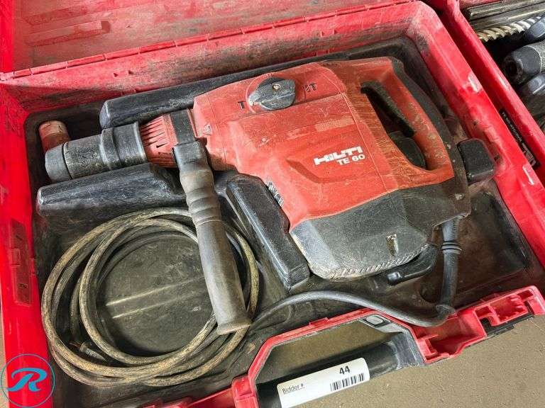 Hilti TE 60 Rotary Hammer Drill With Hard Case