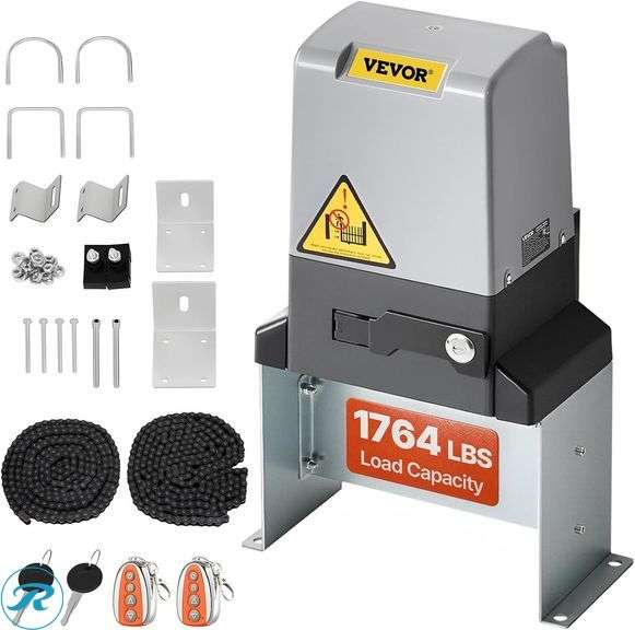 Vevor Automatic Sliding Gate Opener 1764 LBS Electric Sliding Gate Motors Automatic Sliding Gate Opener 1764LBS - New