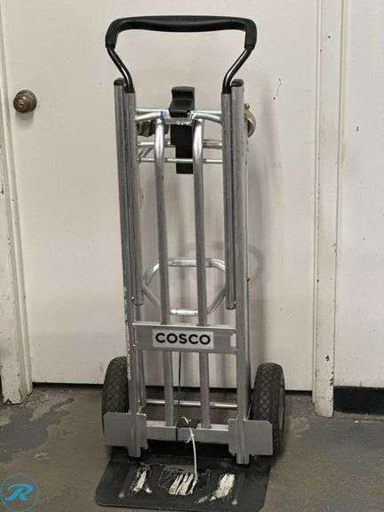 COSCO 2-In-1 Hybrid Steel and Aluminum Hand Truck - Used/Damaged Wheels