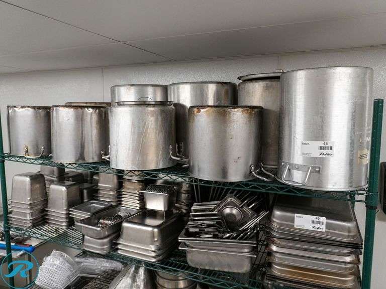 Shelf of Stock Pots