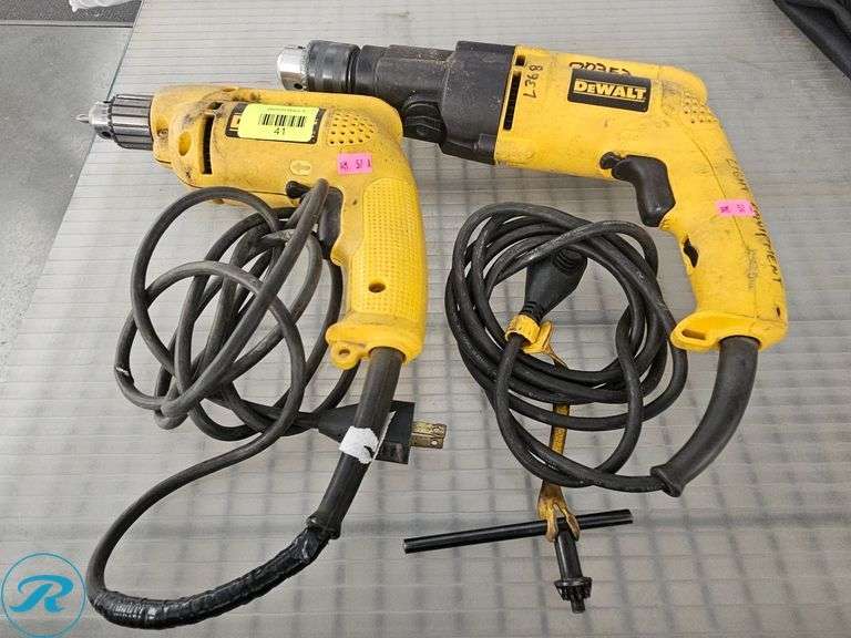 DeWalt D21002 VSR Drill And DW505 VSR Hammer Drill, Electric