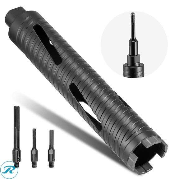 VEVOR 2-in Core Drill Bit, 9.5" Depth, 5/8-11 Internal, Diamond Dry Coring Bit Core Drill Bit, 2 Inch - New/Actual Item Blue