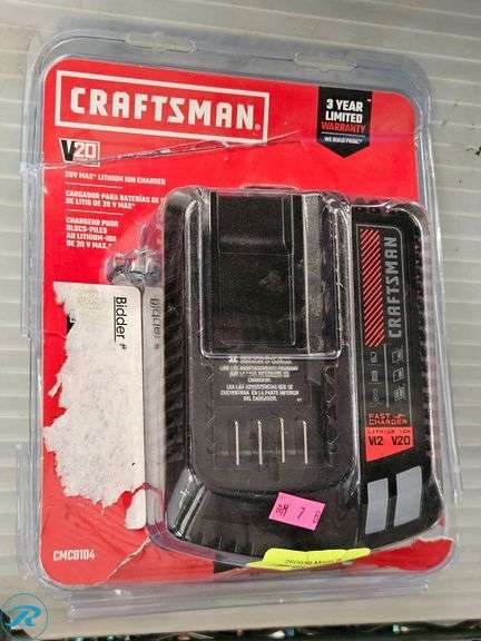 Craftsman CMCB104 20V Max Lithium Ion Charger