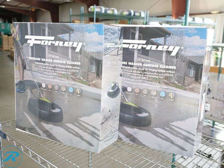 (2) Forney 75171 Dual Nozzle Pressure Washer Surface Cleaners, 16 Inch